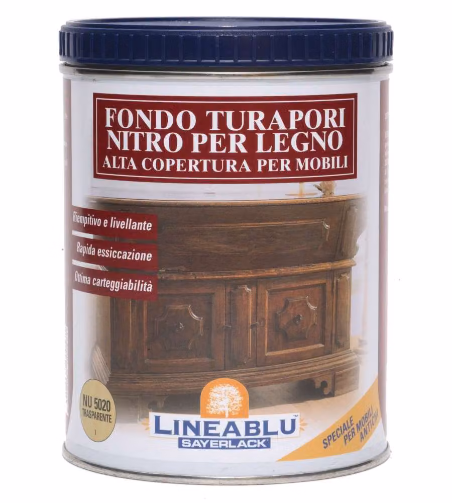 Fondo Turapori nitro per Mobili Trasparente 750 ml