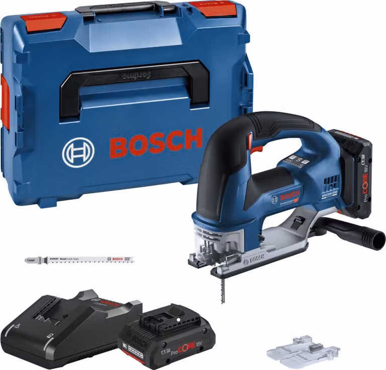 Bosch GST 18V-155 BC (2 batterie da 4,0 Ah + caricabatterie, L-BOXX)