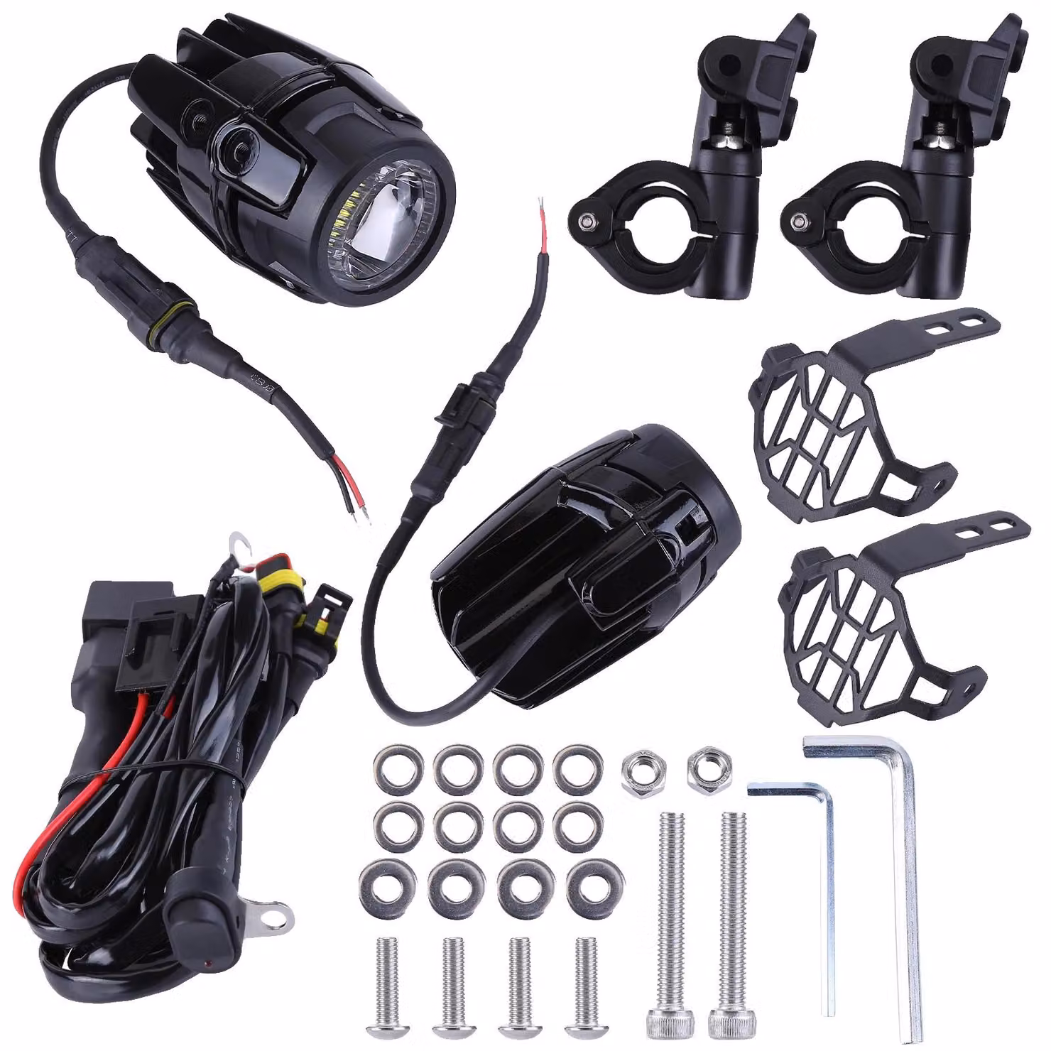 Fari a LED, ad alte prestazioni, impermeabili, confezione da 2