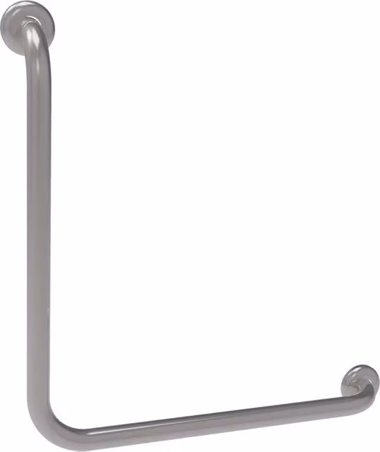 Maniglia disabili e anziani verticale 50x50 inox lucido