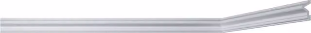 Cornice decorativa per soffitto Bovalacci Serie Luxstyl mod. L4620 colore bianco, confezione da 32 pezzi, H 20 mm x L 46 mm x P 2 mt