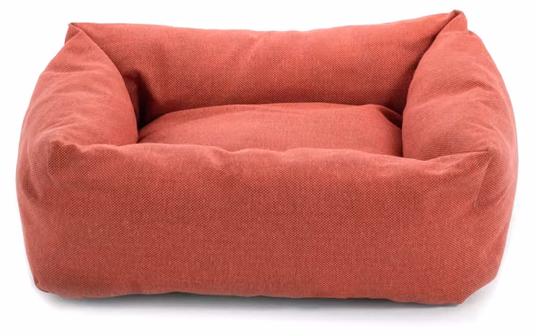 Record - Cuccia per cani e gatti Mono, in cotone, colore: rosso, dimensioni: 60 x 45 x 15 cm