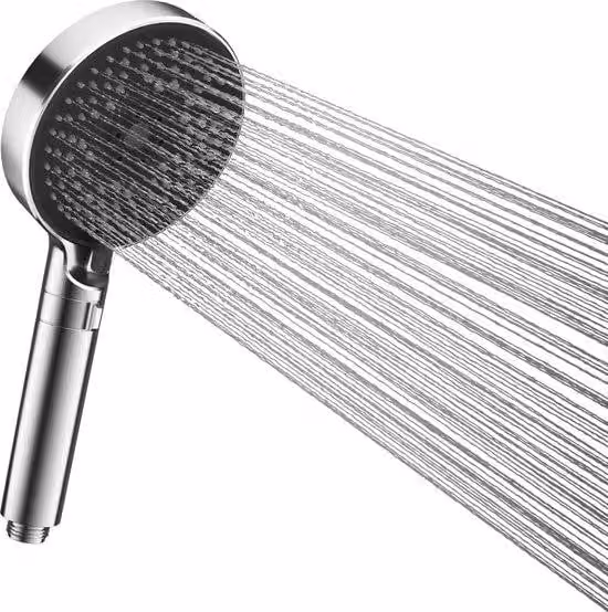 Doccetta a risparmio idrico, 3 tipi di getto, doccetta rotonda da 120 mm