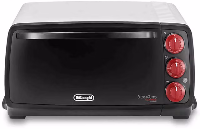 Fornetto elettrico De'Longhi Sfornatutto EO14552.W, 14 l, Bianco e Nero, 1400 W