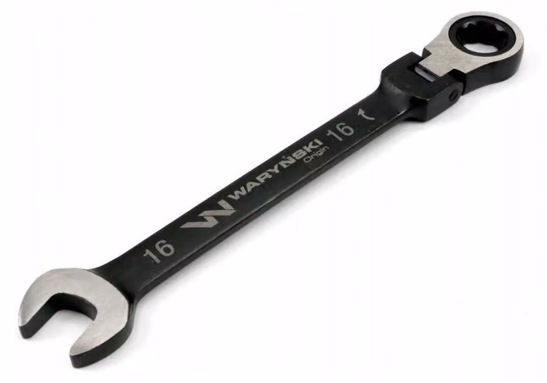 Chiave combinata a cricchetto con giunto, Waryński WMK081, 16 mm