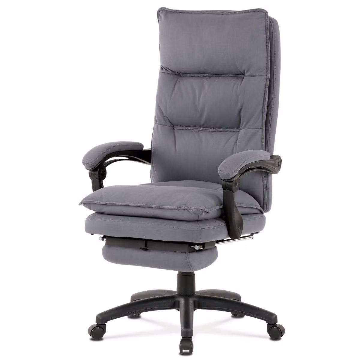 Autronic Poltrona da ufficio con poggiapiedi KA-Y350 GRIGIO