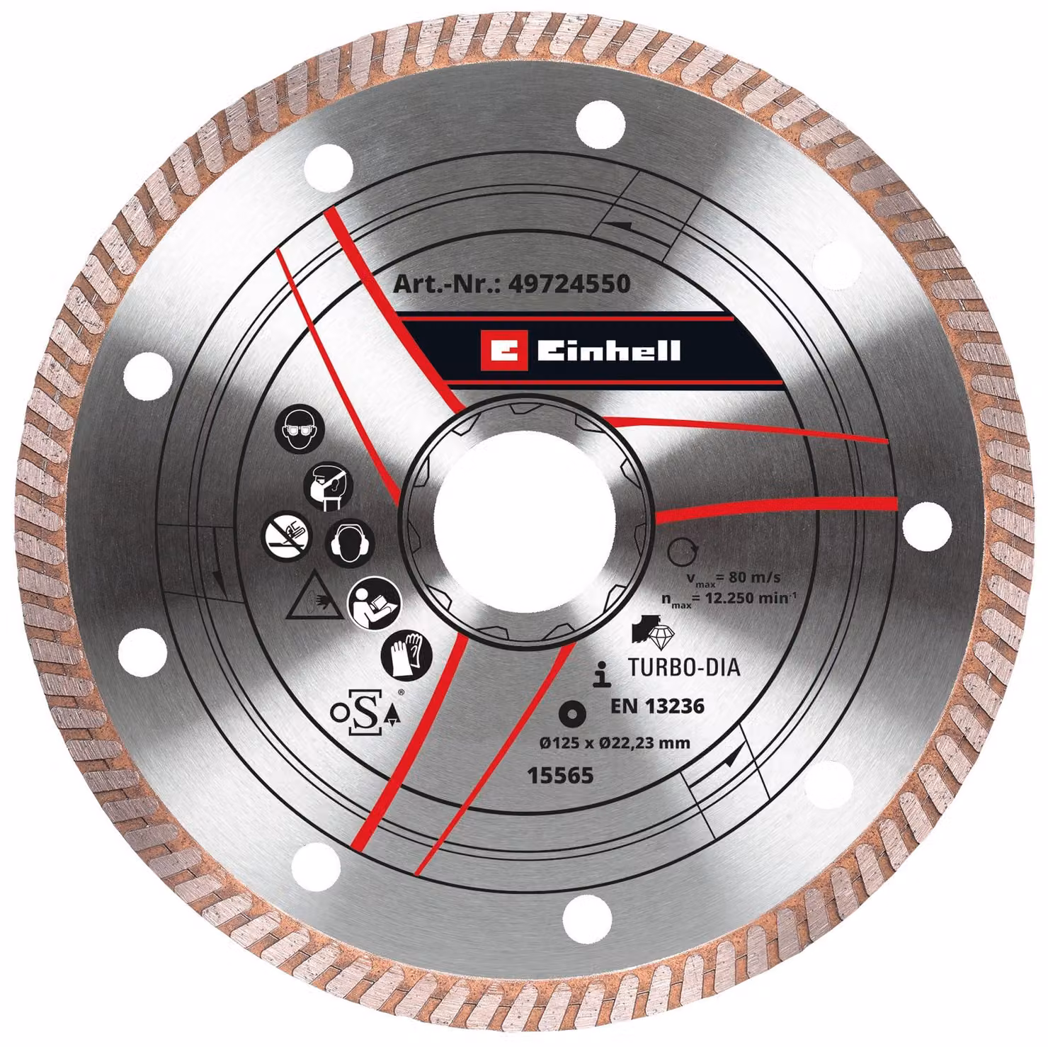 Einhell DIA disco da taglio sottile 125x1,2 Accessori per smerigliatrici angolari
