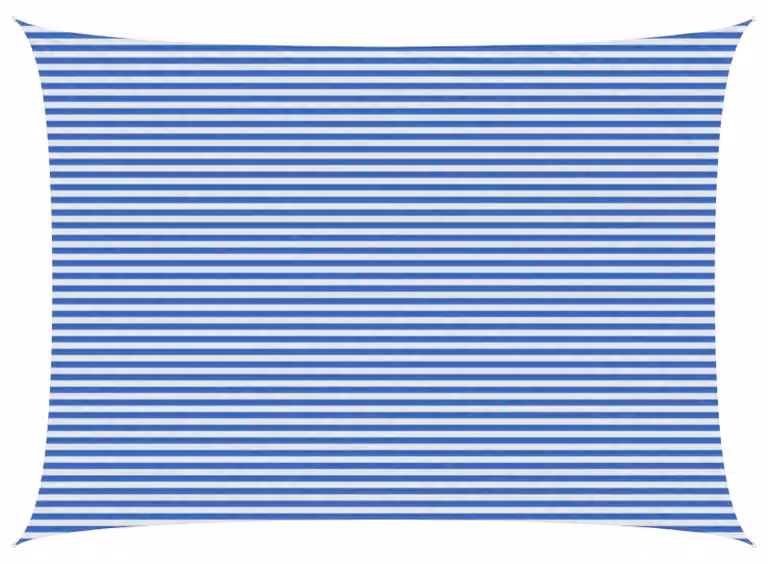 Telo Ombra Blu e Bianco 5 x 6 m HDPE