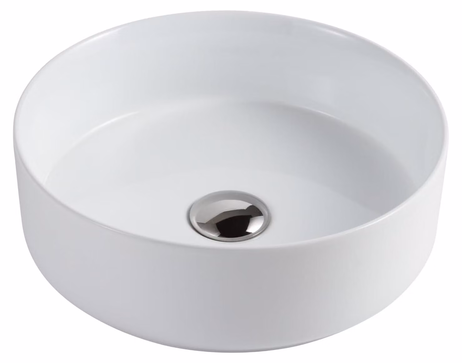 Lavabo cilindrico in Vetroceramica, 12 x 36 cm