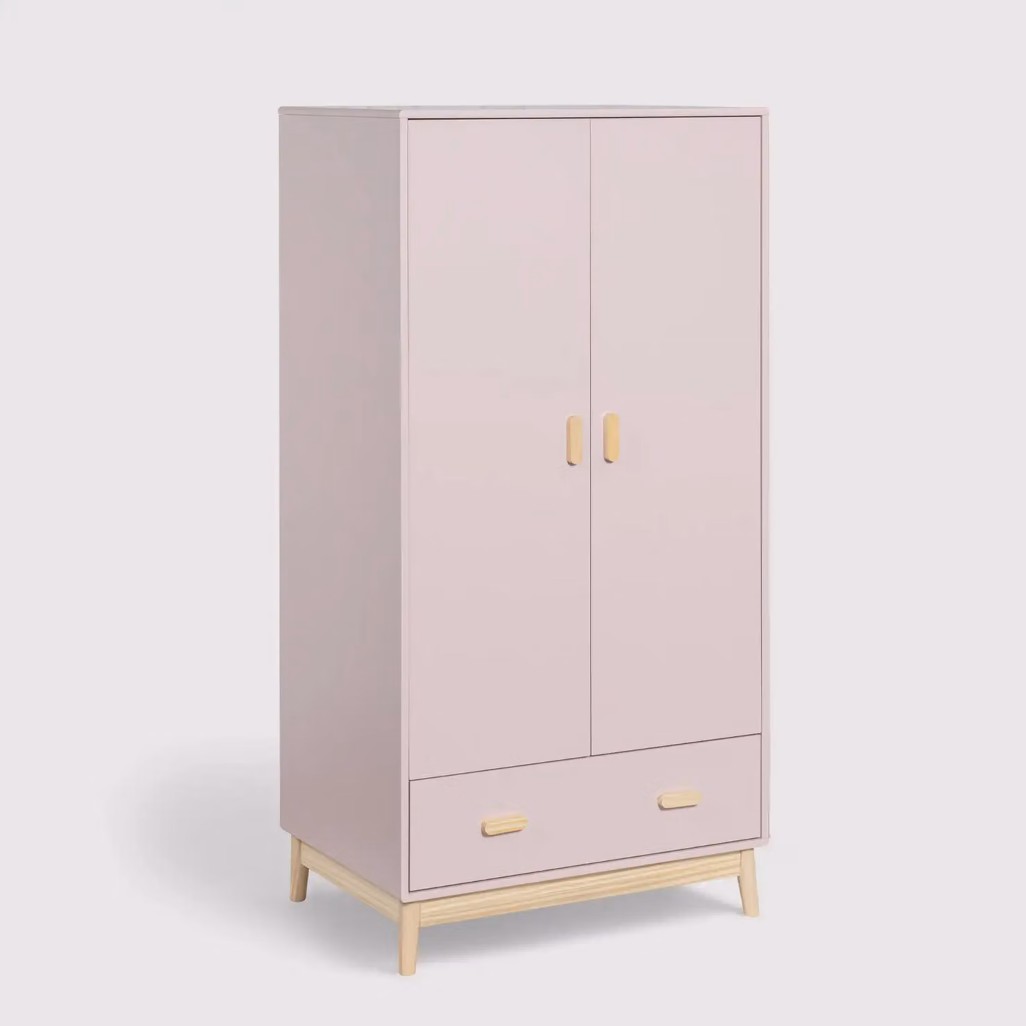 Amchor - Armadio rosa per cameretta montessoriana