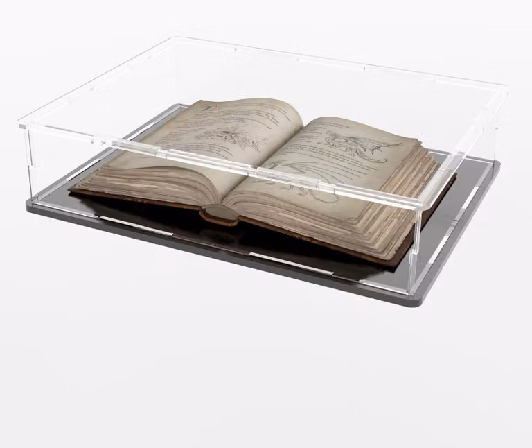 Solidchoice - Vetrina in acrilico per libri e oggetti da collezione