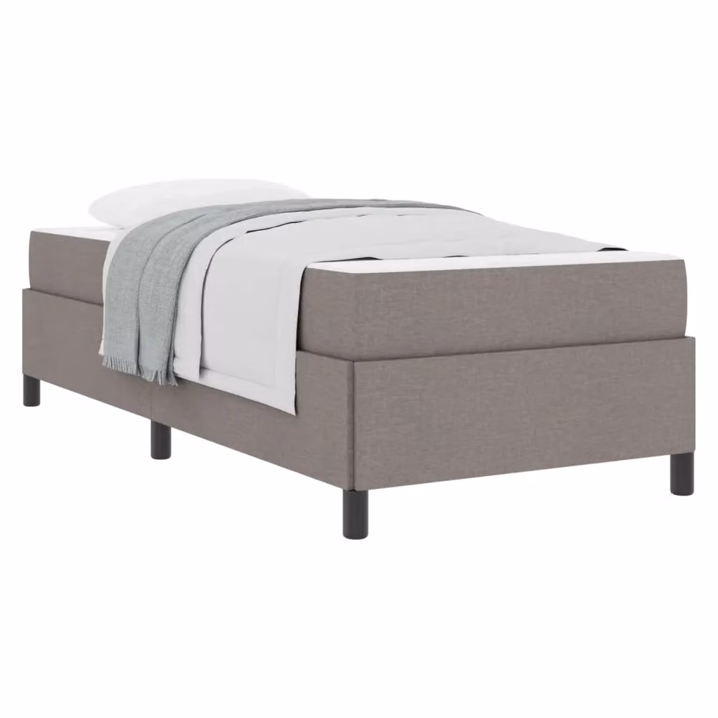 Letto a molle Talpa vidaXL in tessuto beige o grigio, L/P/H: 90 x 200 x 20,5 cm – 2