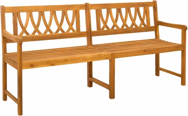 Panchina da esterno | Panchina da Giardino | Panca da Giardino Naturale 180 x 55,5 x 90 cm