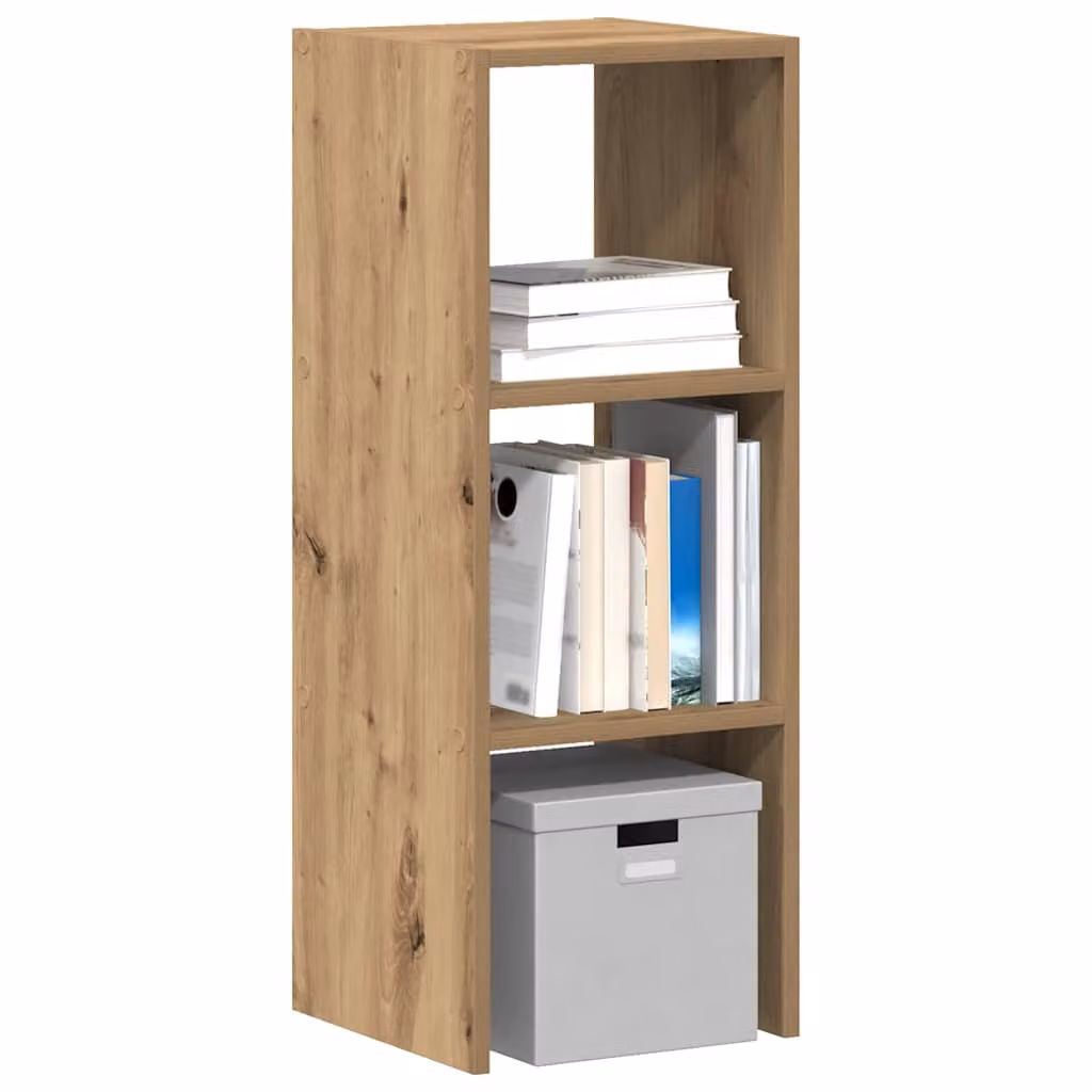 Libreria impilabile moderna vidaXL in MDF color marrone, L/P/H: 30 x 30 x 80 cm