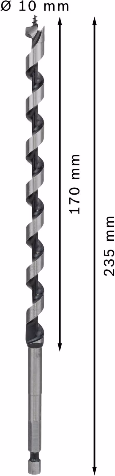 PRO Legno Punta per legno, 10 x 170 x 235 mm