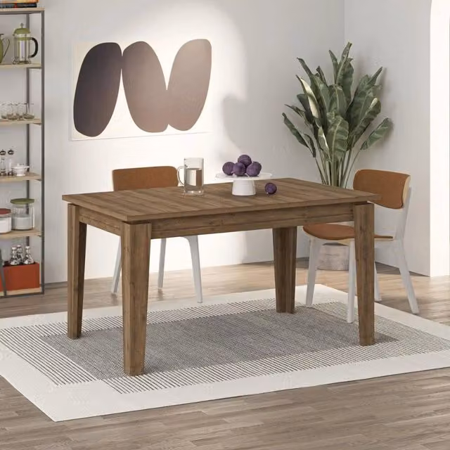 Tavolo allungabile Tolmen 140x80 colore noce hitit