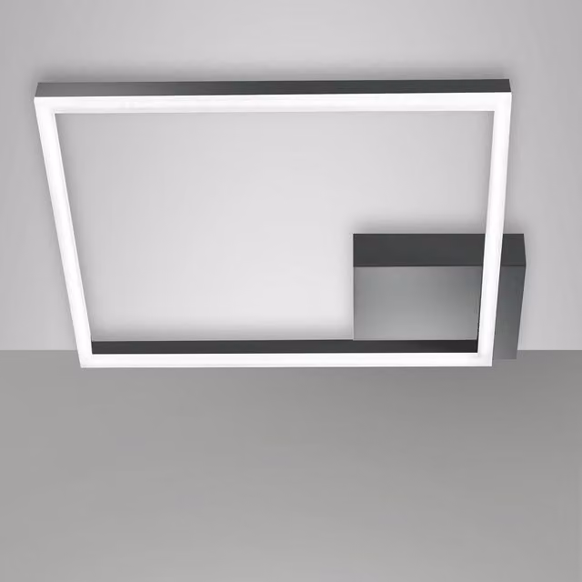 Plafoniera LED moderna Fabas Luce con tecnologia dimmabile e controllo smart per soggiorno e camera da letto, colore bianco – 2