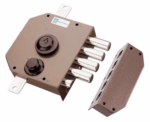 Serratura mottura serie 30 triplice a pompa con scrocco destra