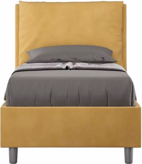 Letto Singolo 80x190 cm con Rete Antea Ocra