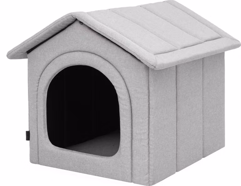 Cuccia per cani, angolo per cani, zona relax, gabbia, rifugio per animali, gabbia per cani, cuccia per animali domestici, gabbia per animali domestici - 52 x 46 x 53 cm [Taglia: R3] - Frassino, tela ecologica