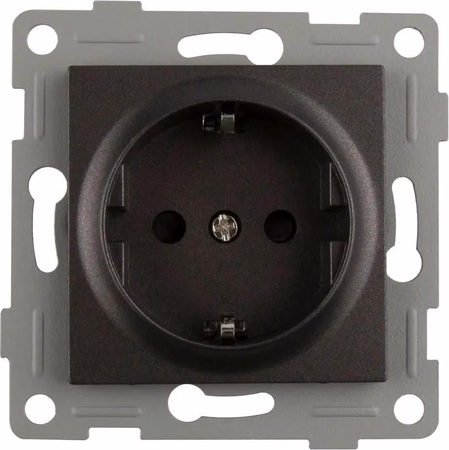 Presa di corrente Onlex base 16a 250v Nero Taglia unica / Spina UE 220V Nero Taglia unica