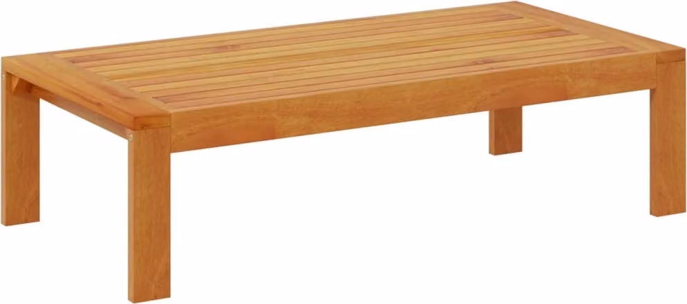 Tavolo da Giardino 100x50x27 cm in Legno Massello di Acacia
