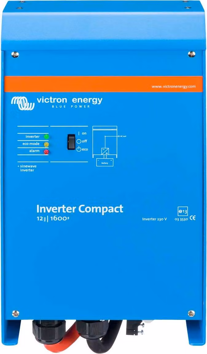 Inverter Phoenix compact 12V - 230V onda sinusoidale pura.Modello:1600VA (1300 watt)