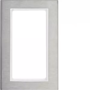 Berker 13093609 Cornice con ampia apertura in acciaio inossidabile/bianco polare Berker B.7