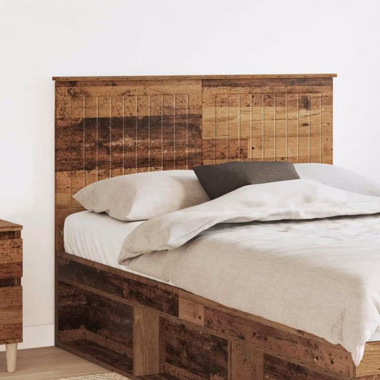 Testiera per letto moderna vidaXL in legno ingegnerizzato color marrone