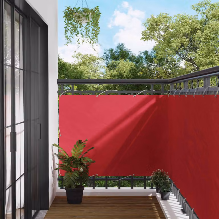 Schermo da balcone Borgogna 120 x 1000 cm