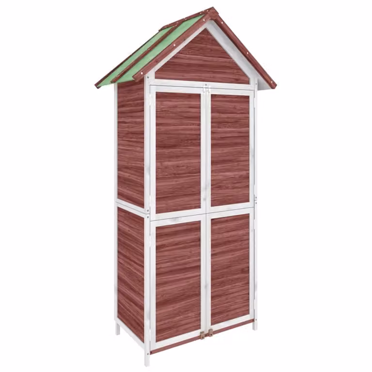 Capanno per attrezzi Mokka 89x52,5x175 cm in legno di pino massiccio