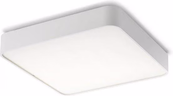 Plafoniera a soffitto MENSA SQ 48 bianca con tecnologia LED da 56W e luce bianco caldo 3000K