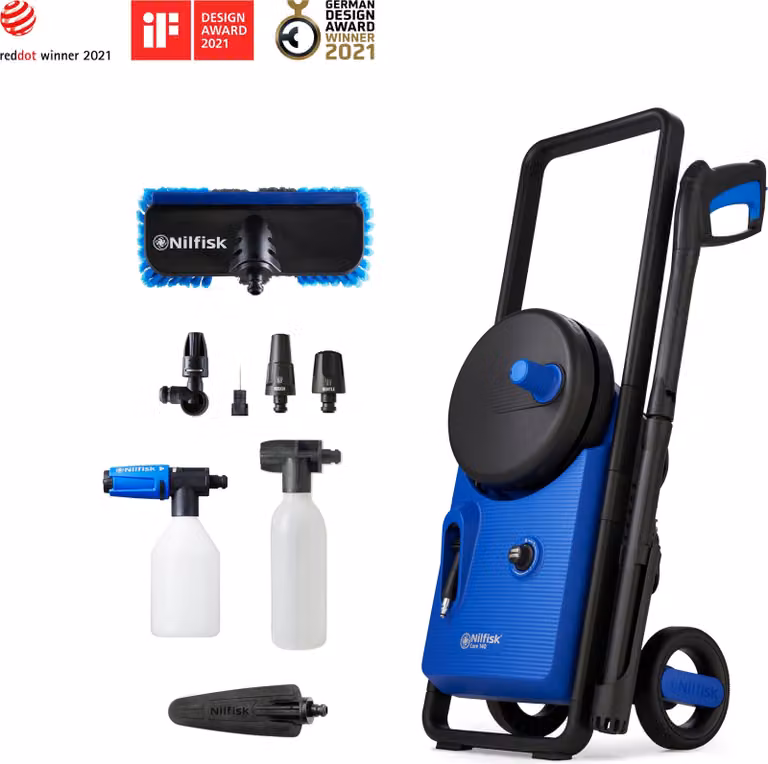 Nilfisk Core 140-6 PowerControl - CAR WASH EU Idropulitrice verticale elettrica 474 l/h 1800 W Blu