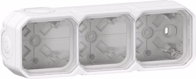 Legrand Plexo NEW custodia a 3 ingressi 069688L orizzontale e verticale ultra bianca 1 (069688L)