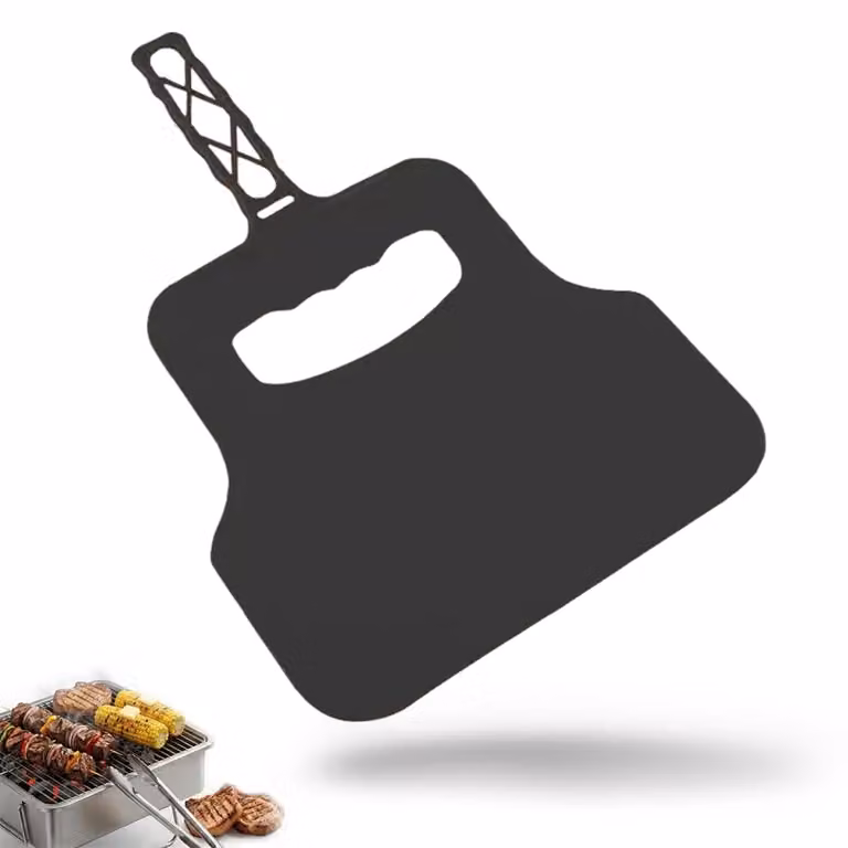 Ventilatore portatile per barbecue, ideale per uso esterno, colore nero