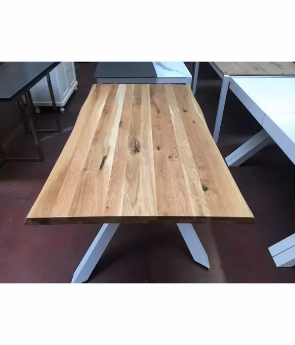 Tavolo fisso Big Table in rovere massello nodato Mobili 2G L/P/H: 250 x 100 x 76 cm – 2