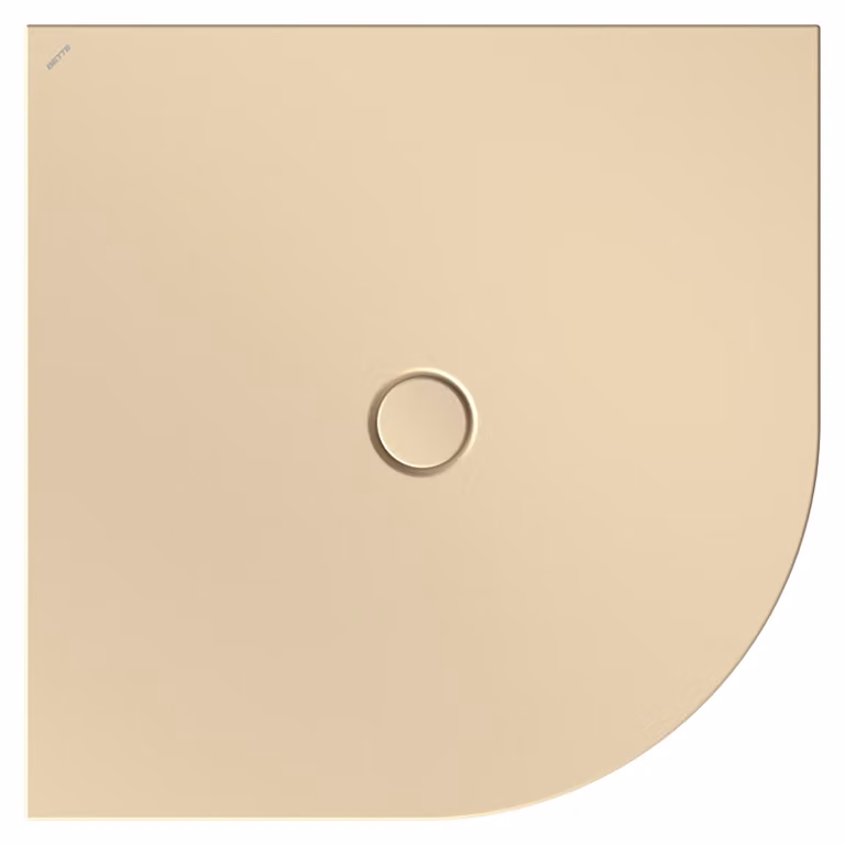 BetteFloor Corner receveurs de douche quart de cercle avec BetteGlasur Plus, 1000x1000mm, 5451-441PLUS, 5451-441PLUS