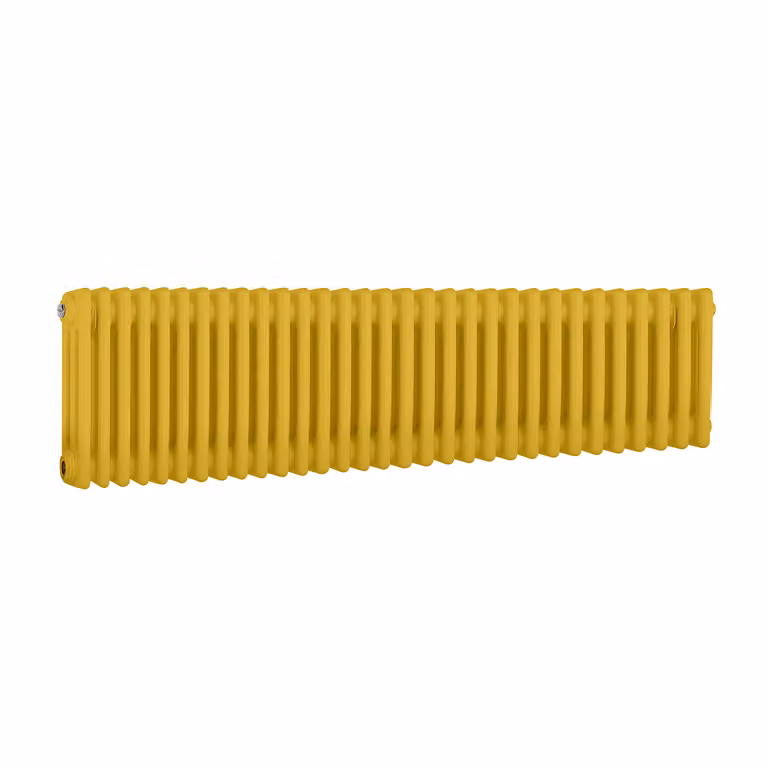 Radiatore Orizzontale a Colonne (3 Colonne) 300mm x 1415mm - Giallo (Dandelion Giallo) - Regent