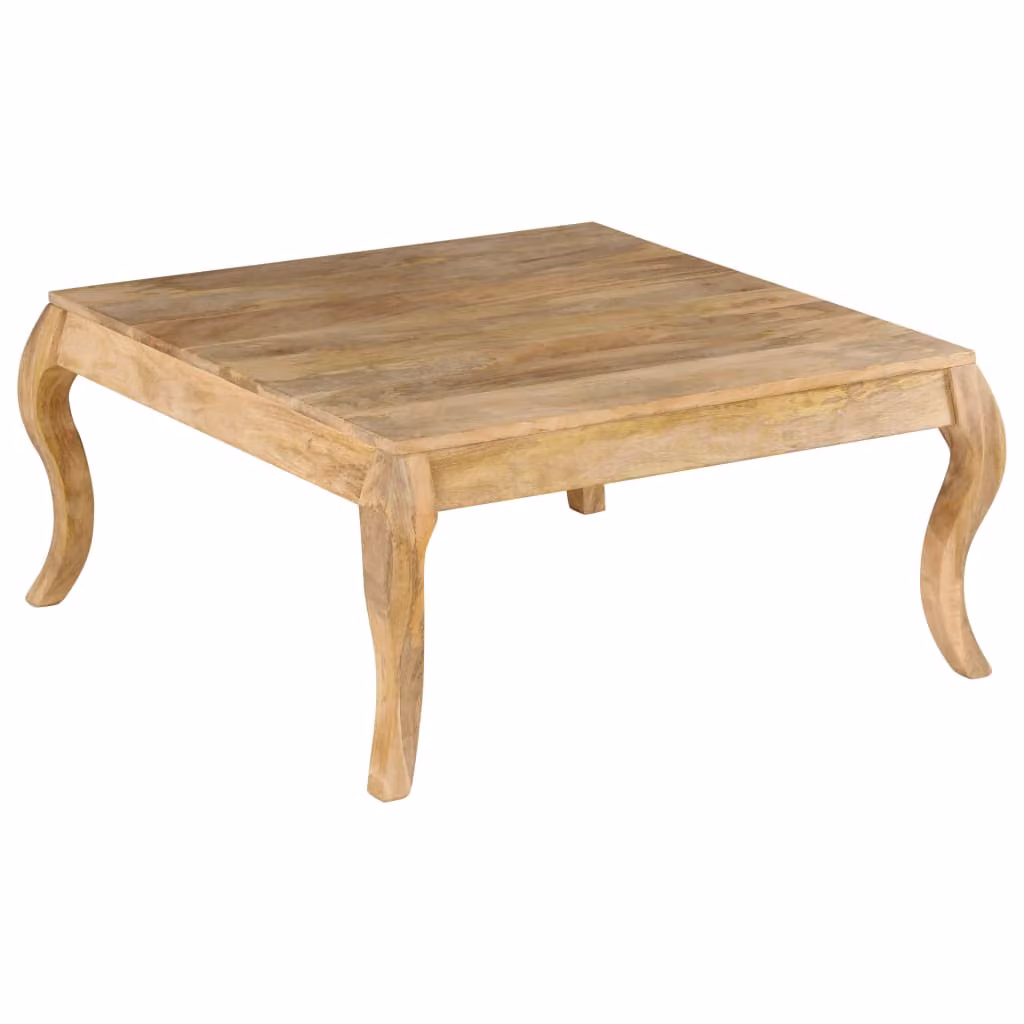 vidaXL Tavolino 80x80x40 cm in legno massiccio di mango