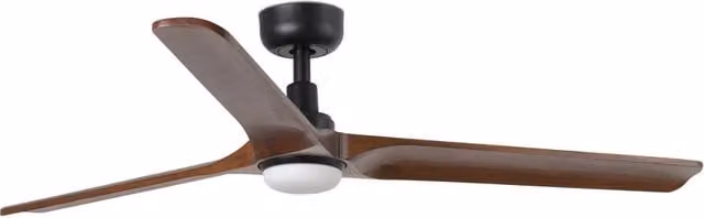 FARO Ventilatore a soffitto Heywood L nero opaco acciaio motore DC 6 velocita funzione inversa luce LED regolabile FARO-338091S