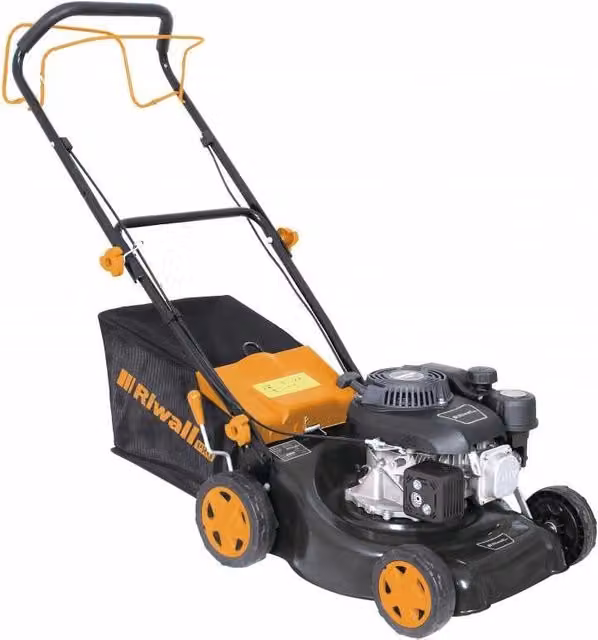Tosaerba a trazione motore OHV?132?cc  larghezza taglio 40?cm, altezza regolabile 25?75?mm, sacco 45?L  Dunsch