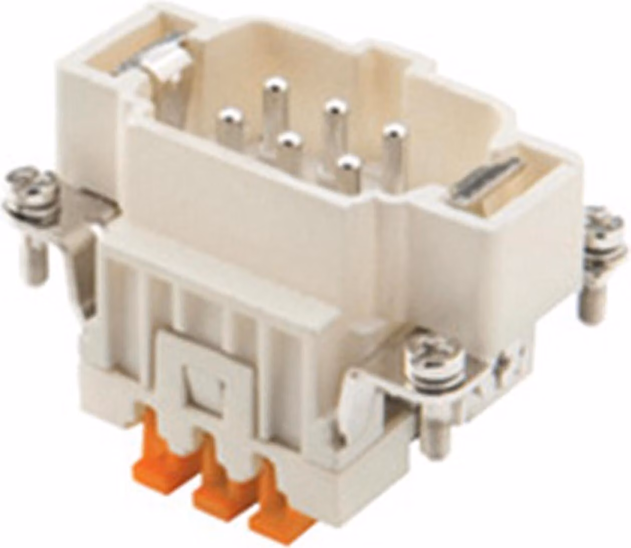 CSHM 06 I.L.M.E. Ilme CSH-SQUICH, inserto per penna (M), connettore a molla per gabbia, 6 poli + PE, 500V, 16A - 1 pezzo