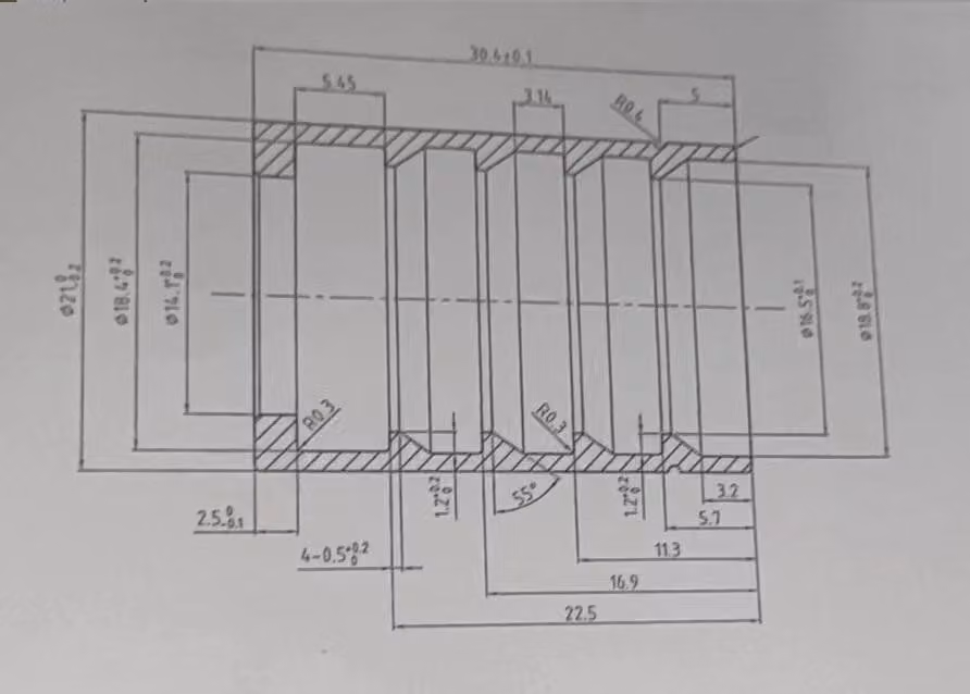 Raccordo a compressione per tubo DN10, serie 1SC
