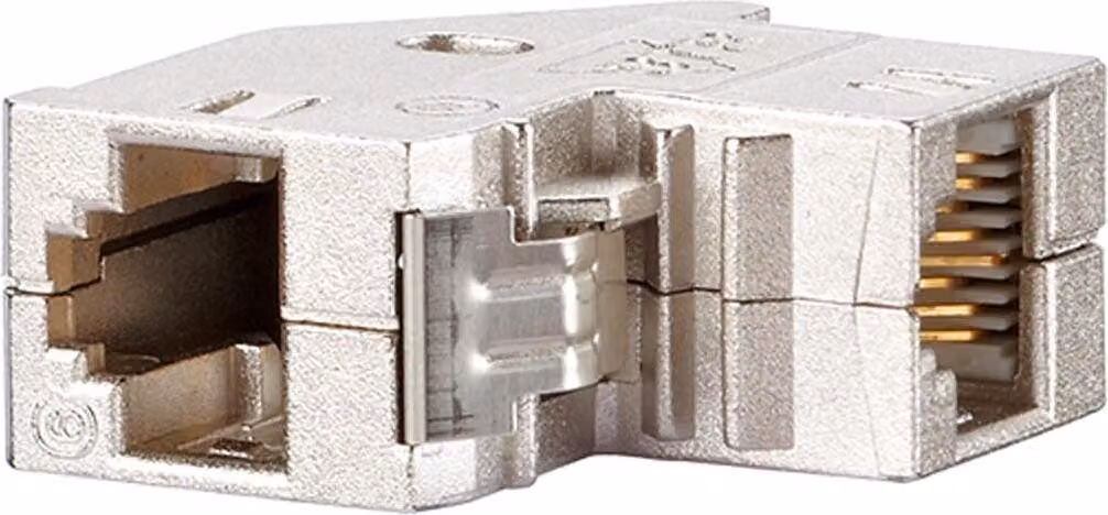 BACHMANN CAT6 90° connettore femmina RJ45, Keystone