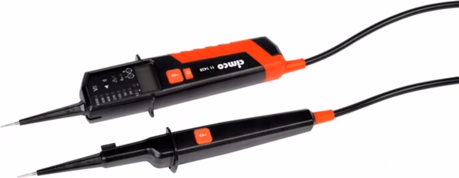 Tester di tensione Cimco, 1000 V CA, 1500 V CC, 1 pezzo.