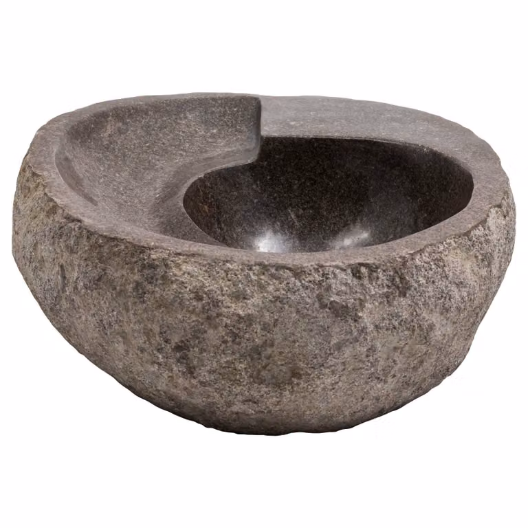 Lavabo in pietra naturale, dimensioni 45 x 35 x 15