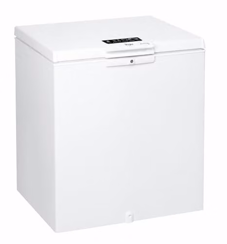 Whirlpool WHE 20112 - Congelatore A Pozzetto 166 Litri Classe Energetica E. Congelatore A Pozzetto Piccolo, Dimensioni: 86,5x80,6x64,2 cm Ideale Per Famiglie Piccole.