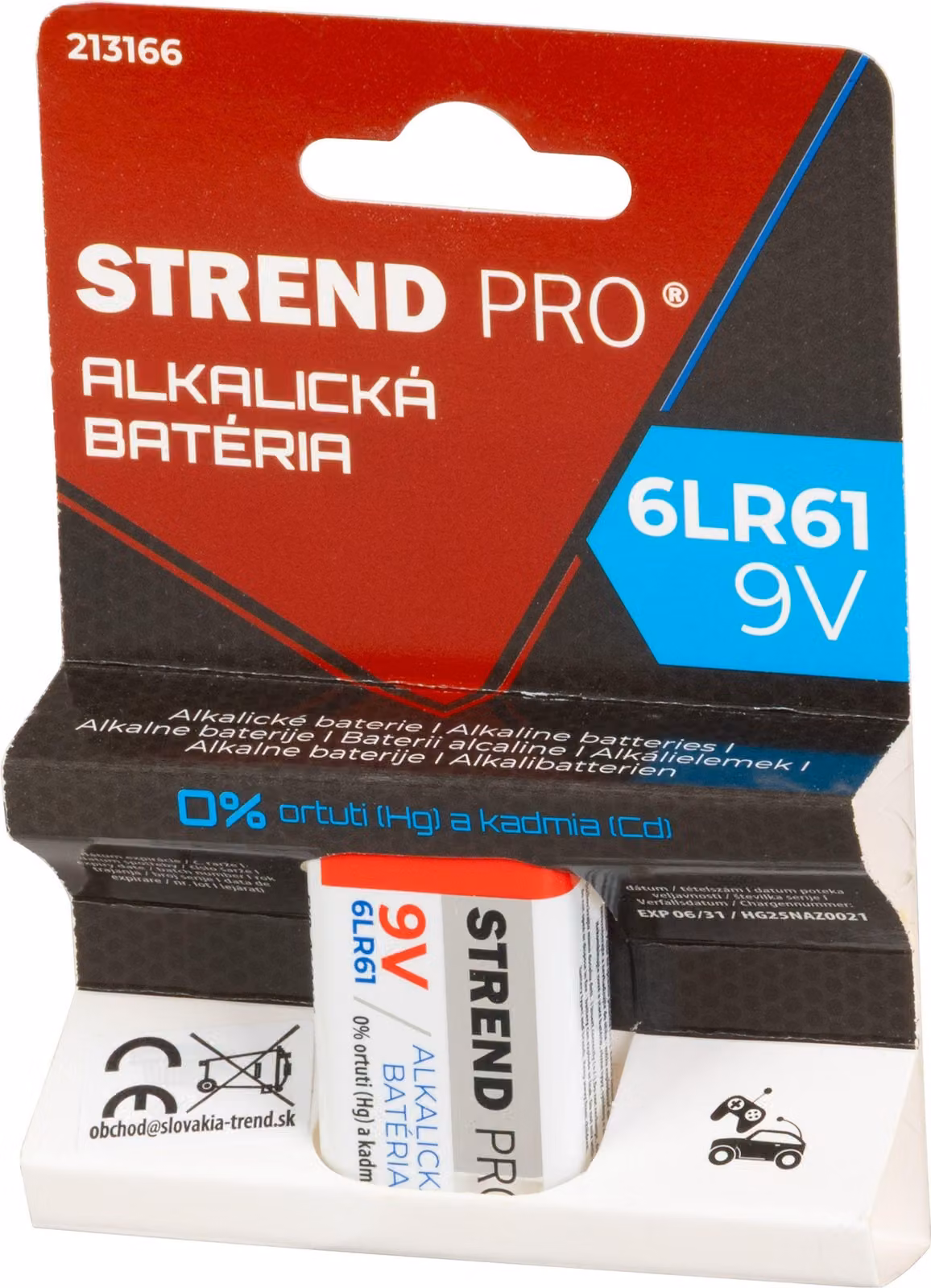 Batteria Strend Pro, 6LR61, 9V