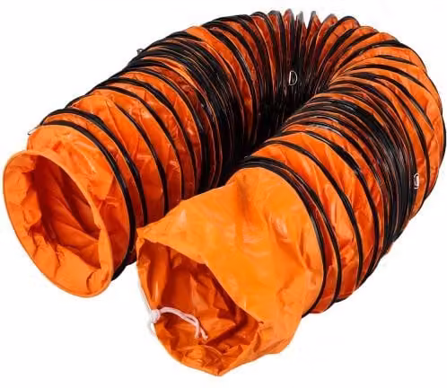 Tubo Flessibile VEVOR in PVC Arancione, Lunghezza: 7,6 m, Diametro: 30,48 cm