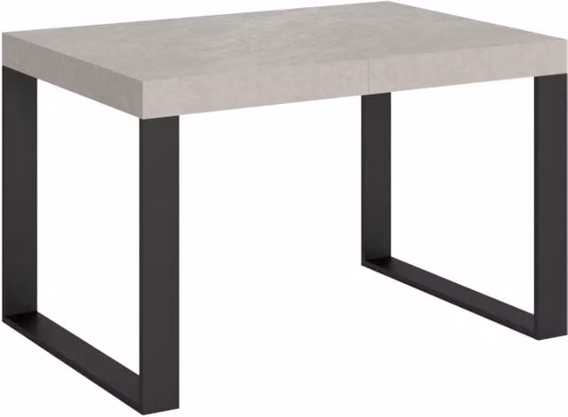 Tavolo Allungabile 130/390x90 cm Tecno Cashmere Gambe Antracite